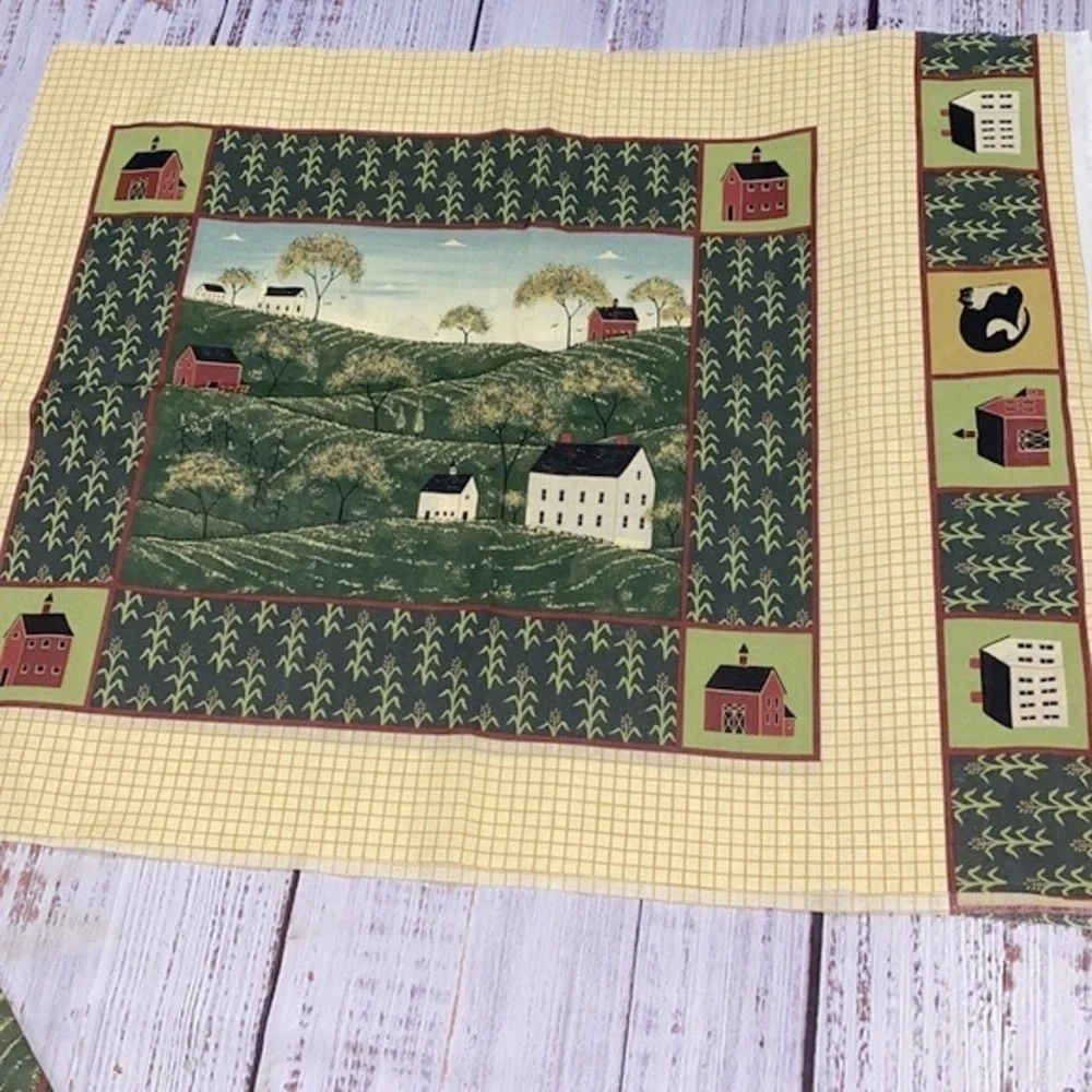 Warren Kimble for VIP country life vintage pillow case fabric